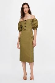 Off the Shoulder Dress by Zara at Zara