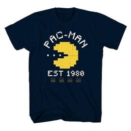 Official Pacman Video Game Shirt - Namco Atari Pac-man Official T-shirt navy X-large Target at Target