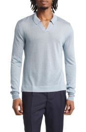 Officine Générale Kit Lyocell Cashmere Polo at Nordstrom