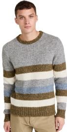 Officine Generale Marco Fuzz Fade Alpaca Pullover at Shopbop