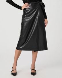 Ogden Skirt - Black Faux Leather - PAIGE at Paige