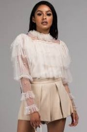 Oh The Drama Sheer Blouse by Akira at Akira