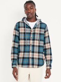 Old Navy Hooded Flannel Shirt at Old Navy