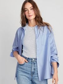 Old Navy Oversized Button Down Boyfriend Shirt at Banana Republic