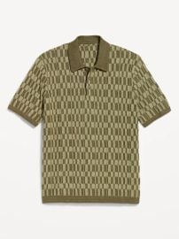 Old Navy Short Sleeve Sweater Knit Polo at Old Navy