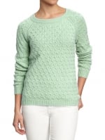 Old Navy textured sweater in mint at Oldnavy