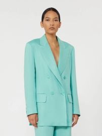 Olimpia Jacket in Chevron linen water Max Mara at Max Mara