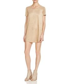 Olivaceous Faux Suede Shift Dress at Bloomingdales