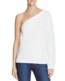 Olivaceous One Shoulder Sweater White at Bloomingdales