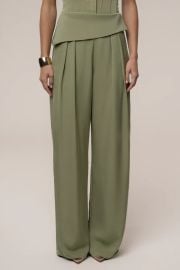 Olive Executive Trousers at JLuxLabel