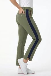 Olive Green Fashion Ankle Pant Women39s Golf Pant by Golftini at Golftini