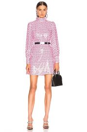 Olivia Rubin Melissa Dress in Pink Polka Dot   FWRD at Forward