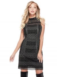 Olivia Textured dress at Guess