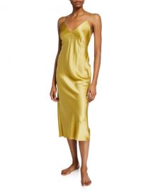 Olivia Von Halle Issa Honey Silk Nightgown at Neiman Marcus