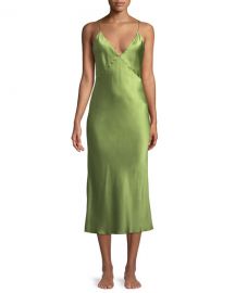 Olivia Von Halle Issa Sleeveless Silk Nightgown at Neiman Marcus