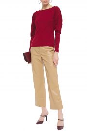 Olivia ruched stretch-jersey top at The Outnet