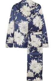 Olivia von Halle   Lila Grace floral-print silk-satin pajama set at Net A Porter