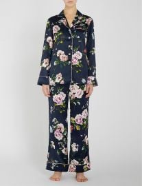 Olivia von Halle Lila Meredith Pajamas at Selfridges