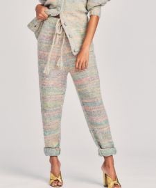 Olvera Knit Jogger Pant at LoveShackFancy