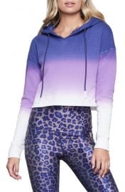 Ombré Crop Hoodie at Nordstrom