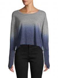 Ombré Cropped Sweater at Saks Off 5th