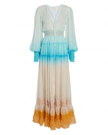 Ombr eacute  Chiffon Maxi Dress at Intermix