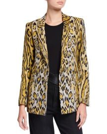 Ombre Animal-Print Jacket at Neiman Marcus