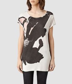 Ombre Floral T Shirt at All Saints