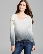 Ombre tee in grey by Red Haute at Bloomingdales