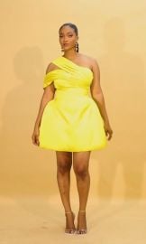 Omotoke liquid organza Dress at Seamstress Lagos