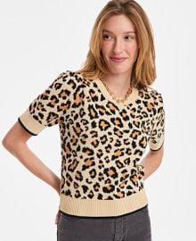 On 34th Womens Puffed-Sleeve Sweater Exclusively at Macys - Macys at Macys