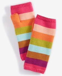On 34th Womenx27s Colorblocked Fingerless Gloves Created for Macyx27s - Macyx27s at Macys