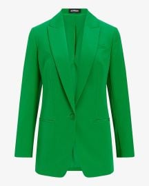 One Button Boyfriend Blazer at Express