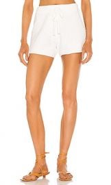 One Grey Day Chrissy Short in White at Revolve