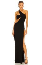 One Shoulder Cut Out Maxi Dress by Monot at Forward