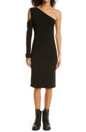 One-Shoulder One Sleeve Dress at Nordstrom