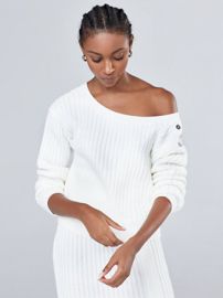 One-Shoulder Sweater Top - Gabrielle Union Collection at New York & Company