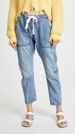 One Teaspoon Shabbies Drawstring Boyfriend Jeans at Shopbop