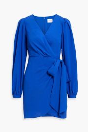 One33 Social Wrap Front Long Sleeve Body Con Minidress at The Outnet