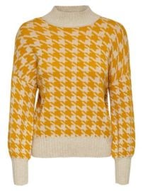 Only Houndstooth High Neck Sweater at The Bay