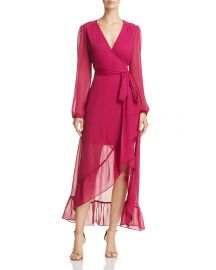 Only You Ruffle Wrap Dress by Wayf at Bloomingdales