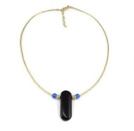 Onyx Crystal Choker Necklace at Strands