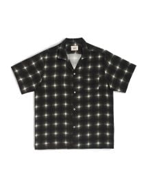 Onyx Digi Plaid Camp Shirt Bathercom at Bather