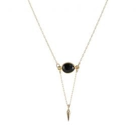 Onyx Point Necklace at Peggy Li