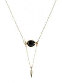 Onyx Point Necklace at Peggy Li