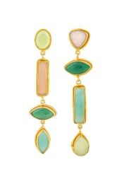 Onyx Quartz Cascade Drop Earrings SYLVIA TOLEDANO Marissa Collections at Marissa Collections