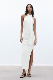 Open Back Midi Dress at Zara