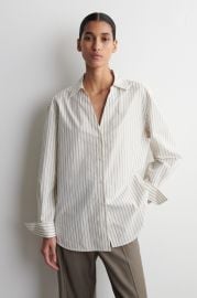 Open-Collar Cotton-Poplin Shirt at Nordstrom
