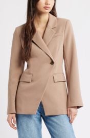 Open Edit Asymmetric Fitted Blazer at Nordstrom