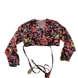 Open Edit Floral Print Crop Top at Nordstrom Rack